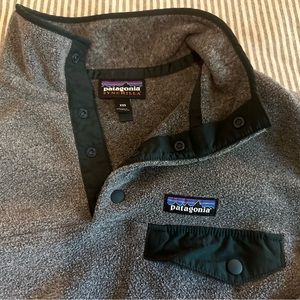 Patagonia lightweight synchilla fleece snap t pullover